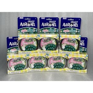 LOT OF 7 - Aarons Crazy Egg Hunt Thinking Putty, 2.1 oz - Easter Basket Toy New